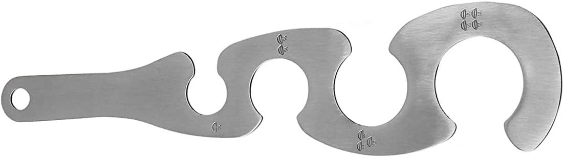 Batino Stainless Steel S-shaped Pasta Measuring Tool, Spaghetti Ruler, Spaghetti Measure Portion Control Gadgets for Kitchen Cooking Tool