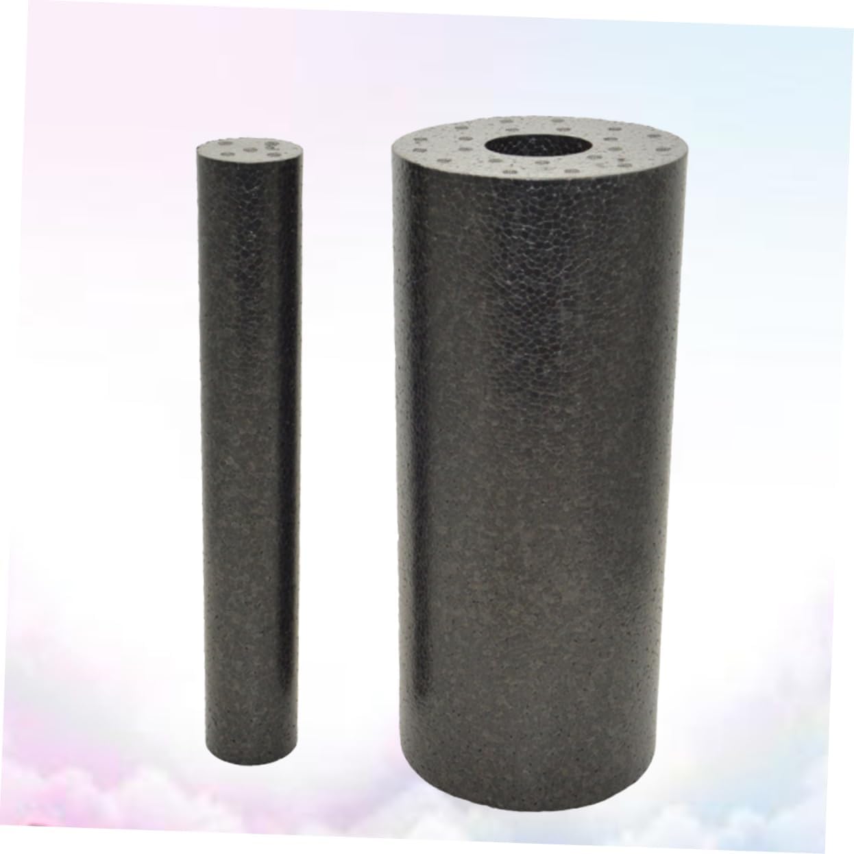 Hemobllo 1 Albero Di Massaggio Colonna Yoga Massaggi Roller Per Il Retro Per Tessuti Profondi Muscolo Ginnastica Massagni Per La Schiena Schiuma Black