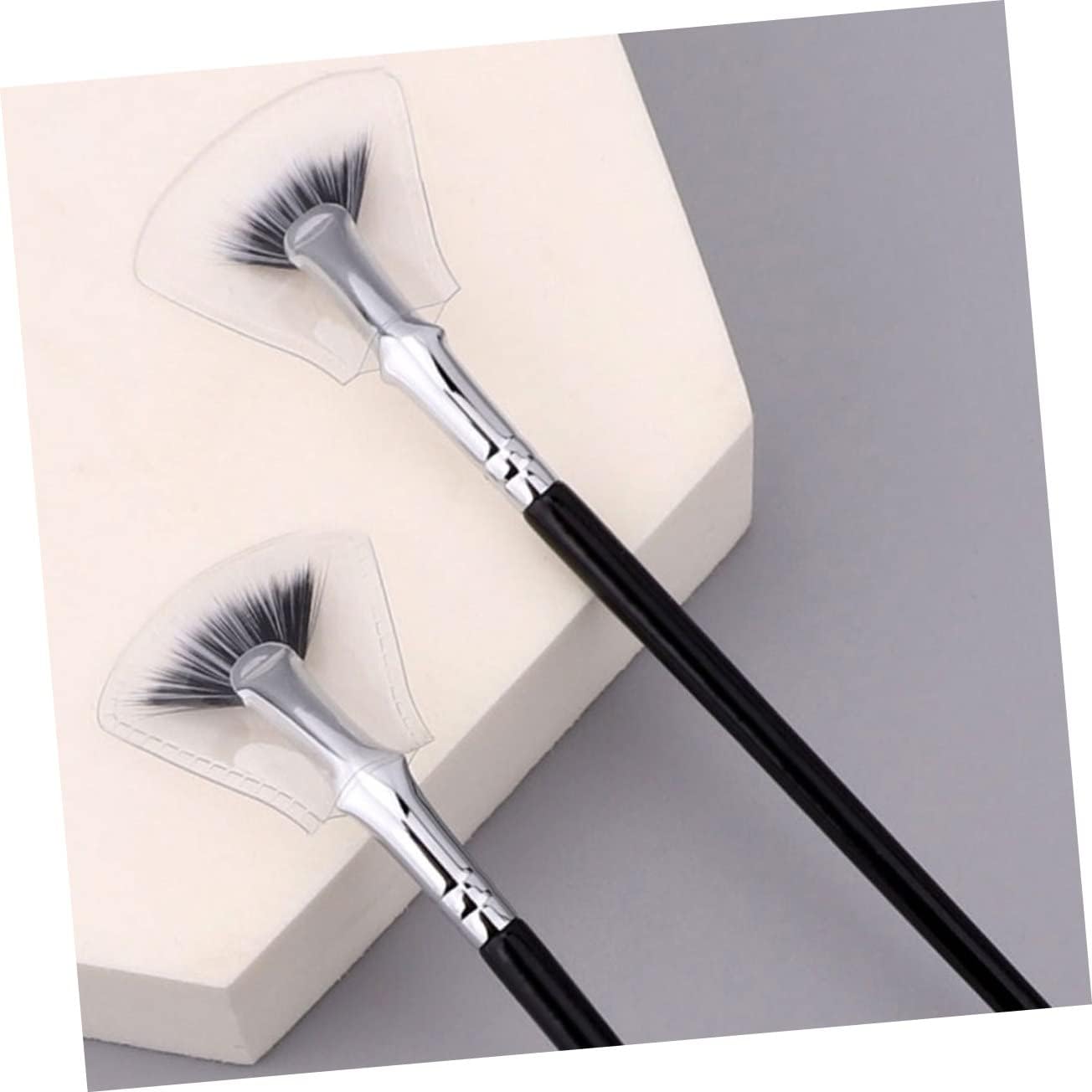 Happyyami 2Pezzi Spazzole Curve Per Sopracciglia e Inferiori Accessori Per Make Up Professionali Per Applicazione Precisa e Dettagliata