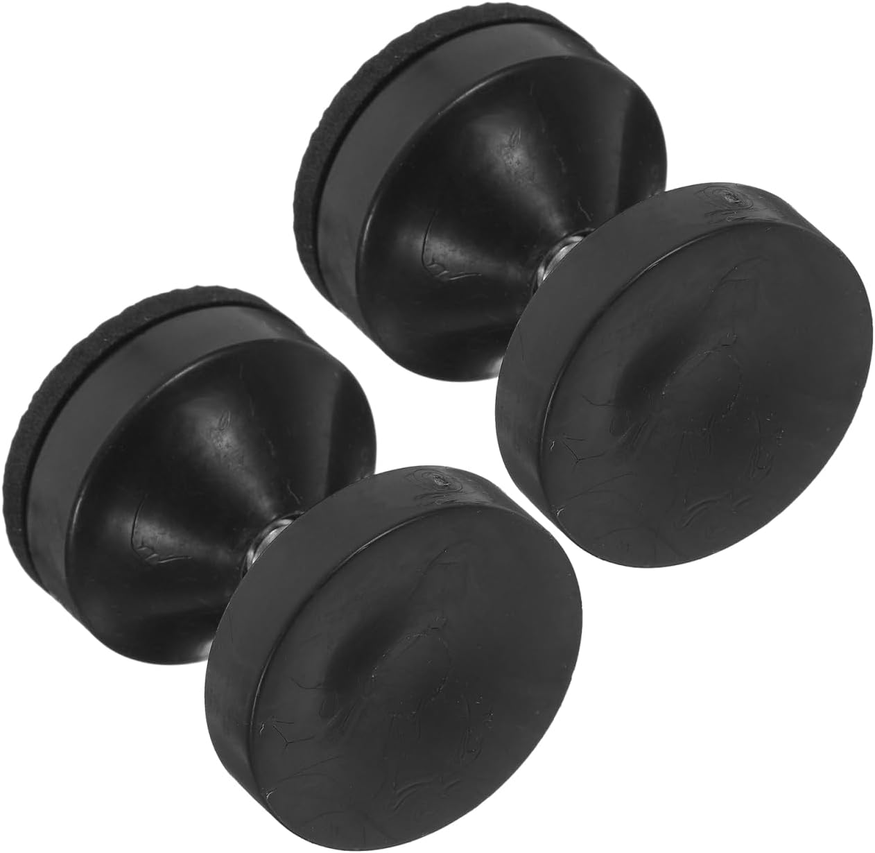 Amosfun 2Pcs Adjustable Headboard Stopper Threaded Bed Frame Anti-Shake Tool Head Board Stabilizer Pad Support S
