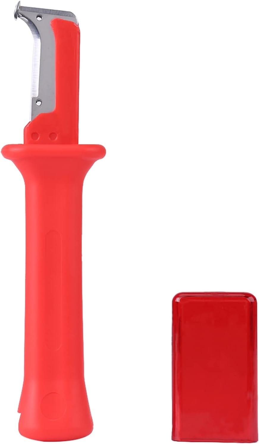 Wire Stripper, Electrical Insulation Cable Stripper for Fast and Precise Jacket Removal, Universal Cable Stripping Knife, Safety Cable Stripper Dismantling Knife with Protect Cap