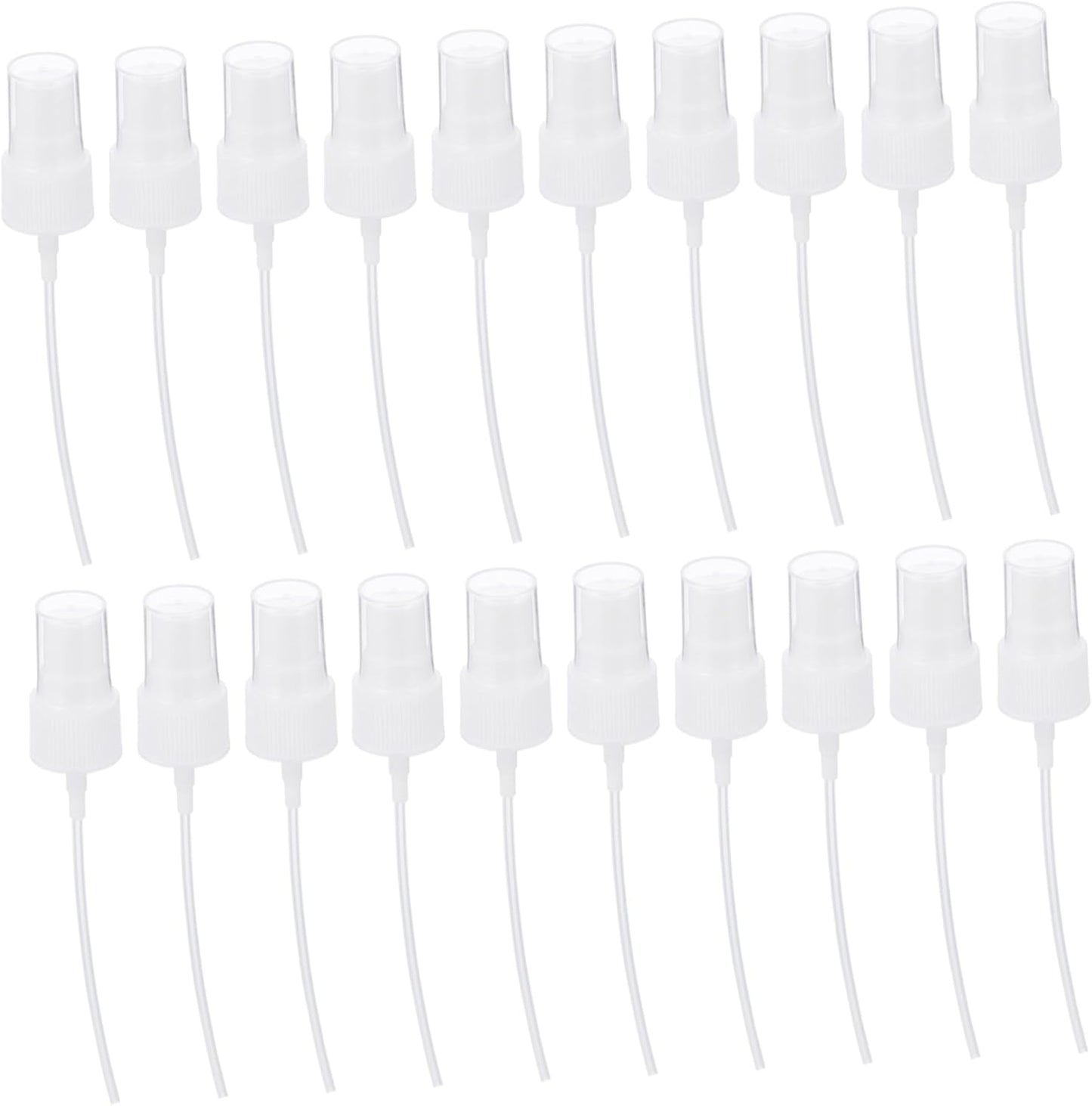 Healeved 20pcs Spray Heads for Mini Perfume Bottles Durable Cosmetic Sprayer Nozzles for Essential Oils Aromatherapy and Cleaning Products