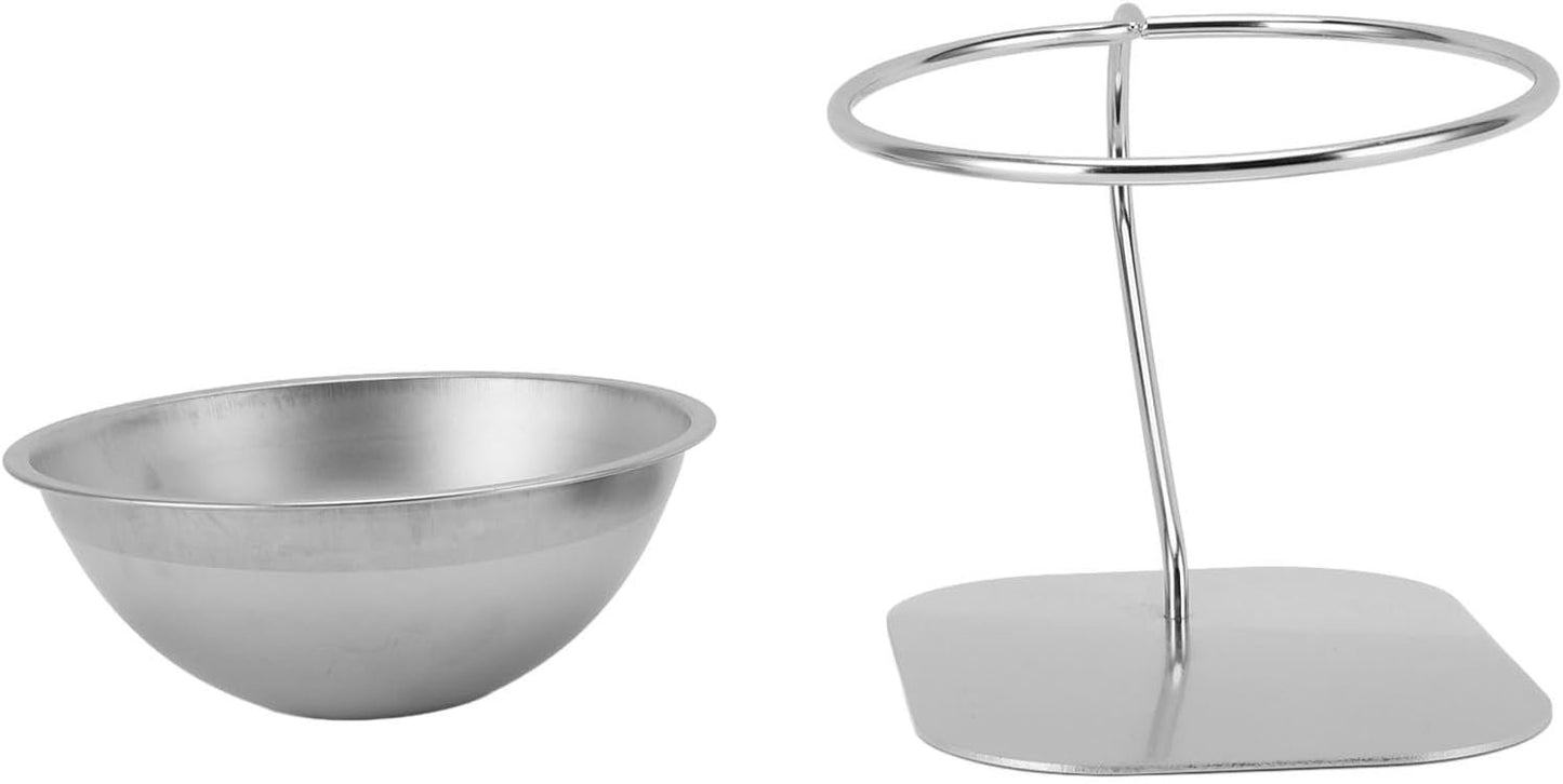 Raised Cat Food Water Bowl, Stainless Steel Convenient and Practical Elevated Pet Bowl Anti Tip Base with Large Capacity, for Feeding or Watering Pets