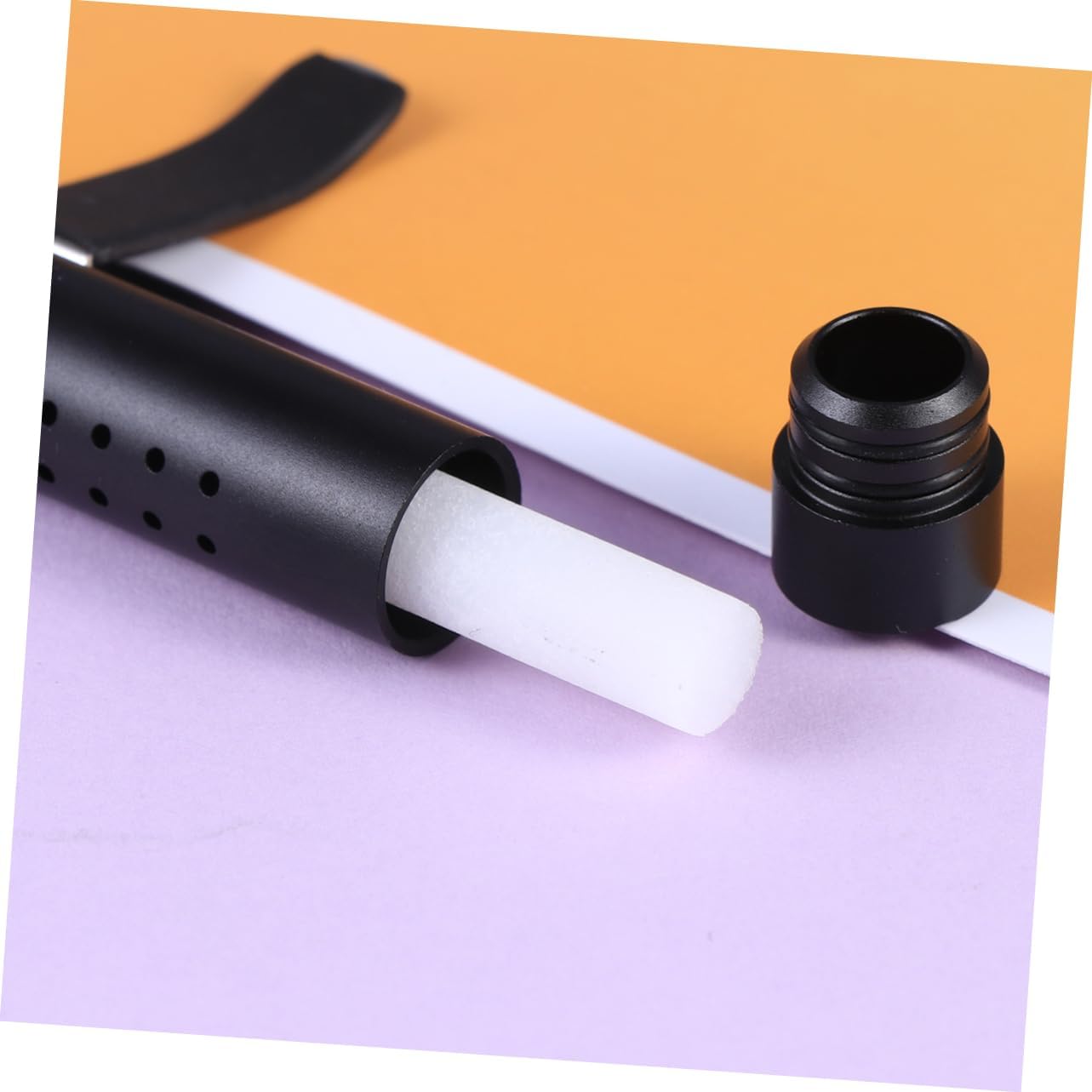 Gogogmee Car Aromatherapy Diffuser Stick Elegant Air Freshener for Vent Includes Replacement Stick Aroma Control Stylish Black Design for Essential Oils and Car