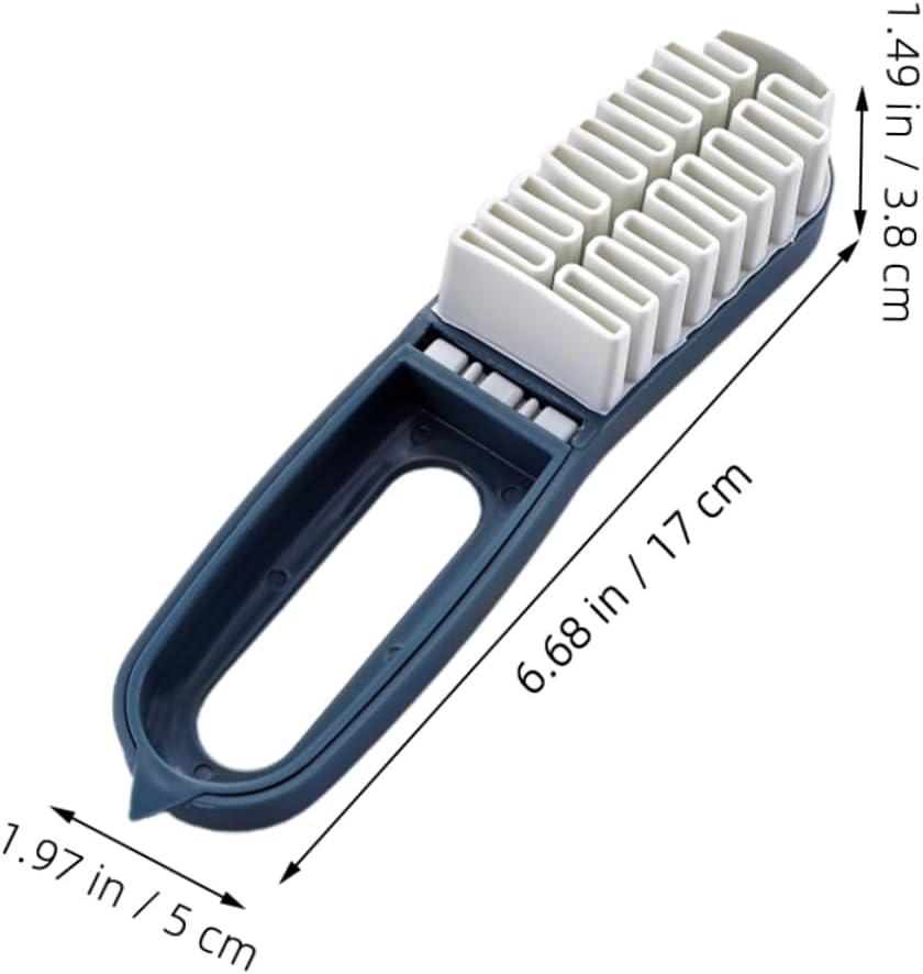 Garneck Multi Functional Shoe Cleaning Brush Soft Bristles for Efficient Stain Removal Compact Design for for Shoes Essential Household Cleaning Tool