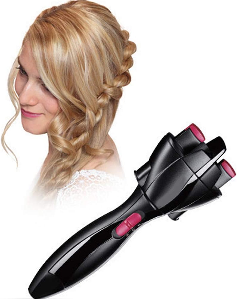 Bonbela Electric Hair Braider Automatic Twist Braider Knitting Device Writer Machine Braid Forming Machine Hair Styling Hair Tool