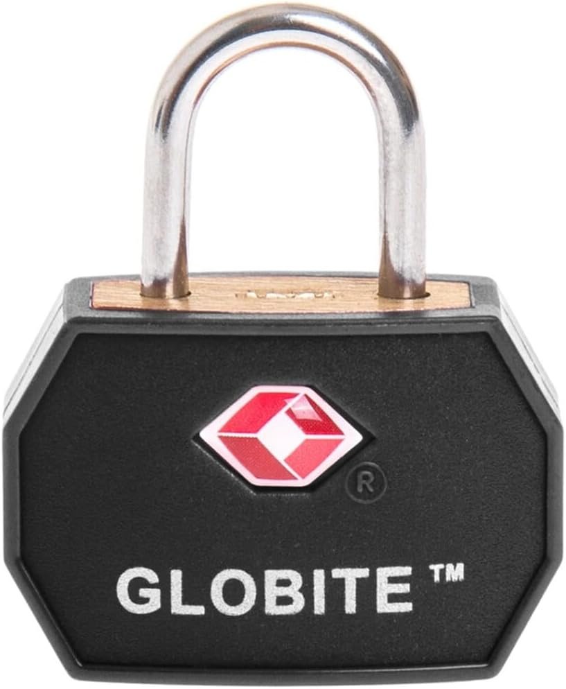 Globite TSA Luggage Locks 2pk, Black