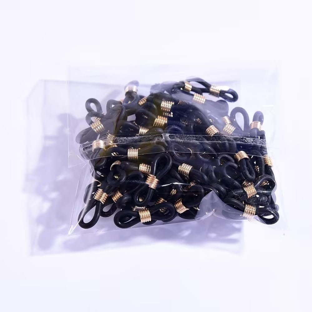 50 Pcs Black Baby Chick Splay Leg Hobble Chicken Leg Bands,Adjustable Chicken Hobble Braces for Spraddle Leg Repair Poultry Care Supplies,Bird Ducks Newly Hatched,Poultry Feeding and Watering Supplies