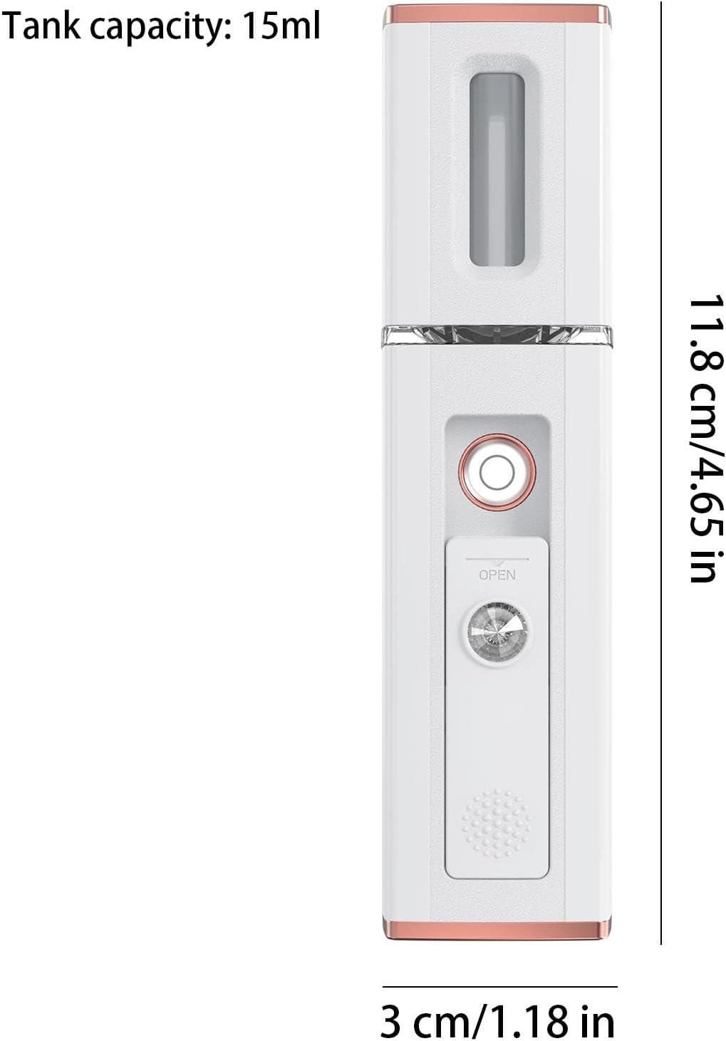 Rechargeable Electric Face Mister For Women - Fine Water Mist Face Spray Humidify for Deep Skin Hydration, Perfect For Travel, Study, And Everyday Use Portable Face Spray Mister With Ricaricab