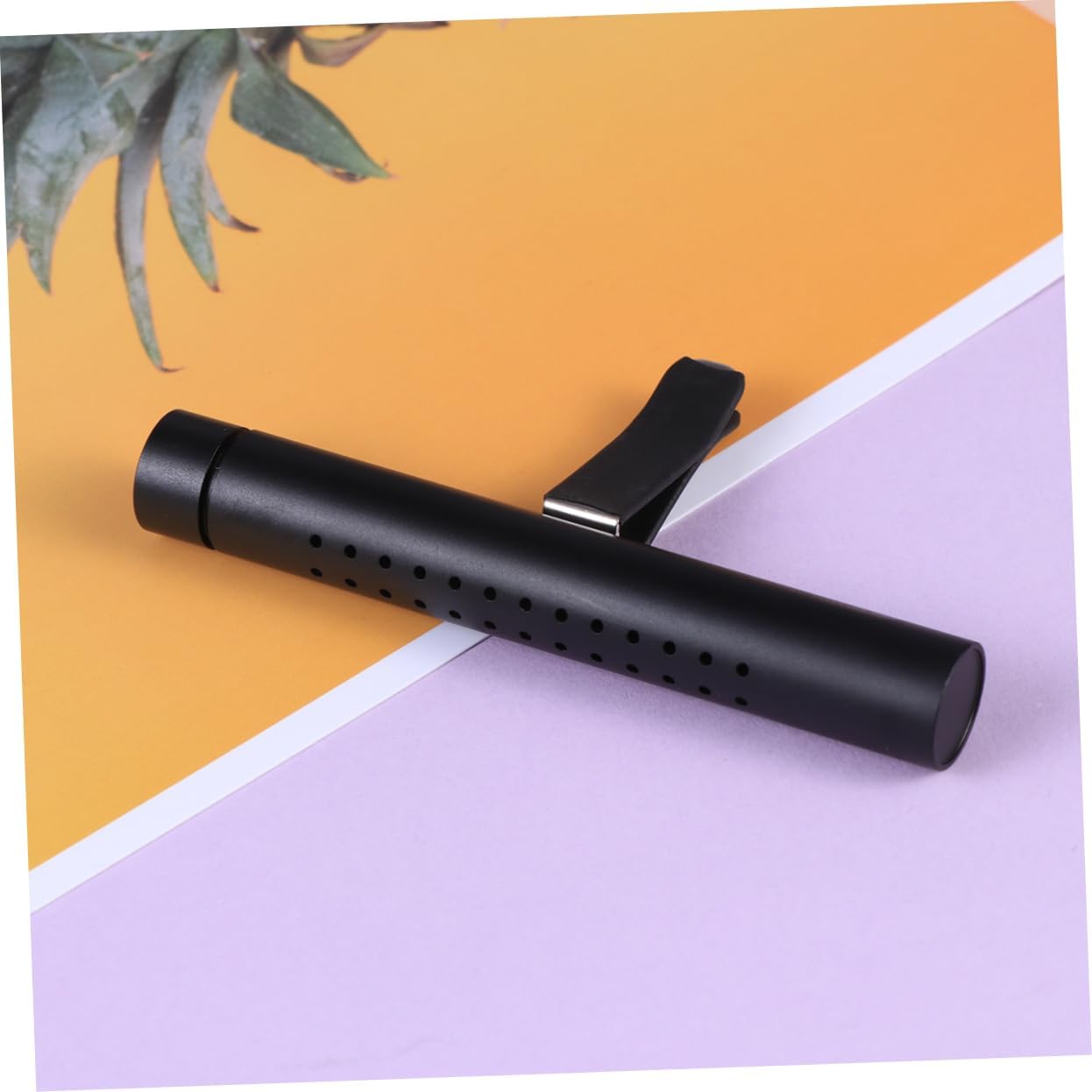 Gogogmee Car Aromatherapy Diffuser Stick Elegant Air Freshener for Vent Includes Replacement Stick Aroma Control Stylish Black Design for Essential Oils and Car