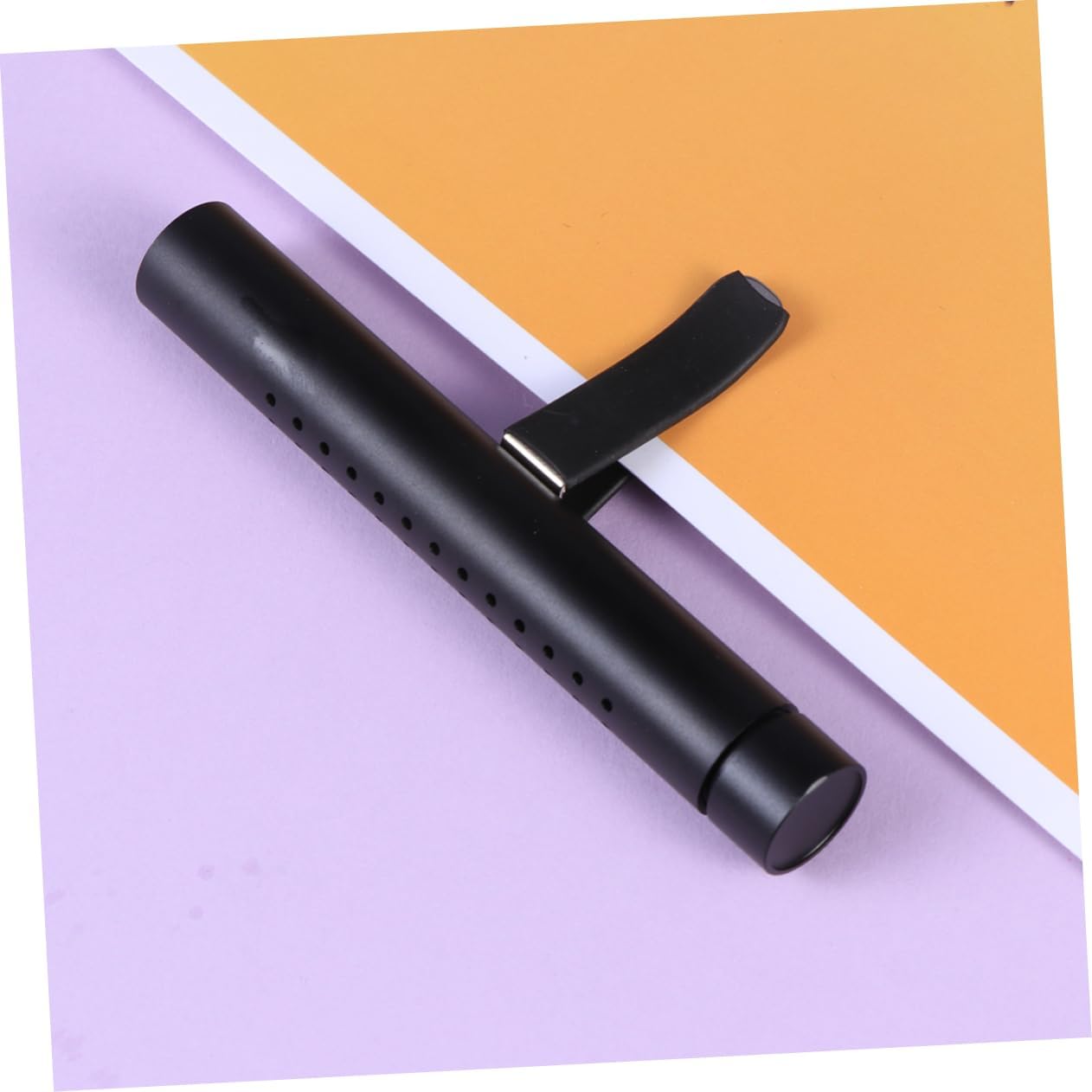 CHILDWEET Car Air Freshener Stick Elegant Black Aromatherapy Diffuser for Vent Aroma Control with Replacement Stick Durable Car Fragrance Essential Oil