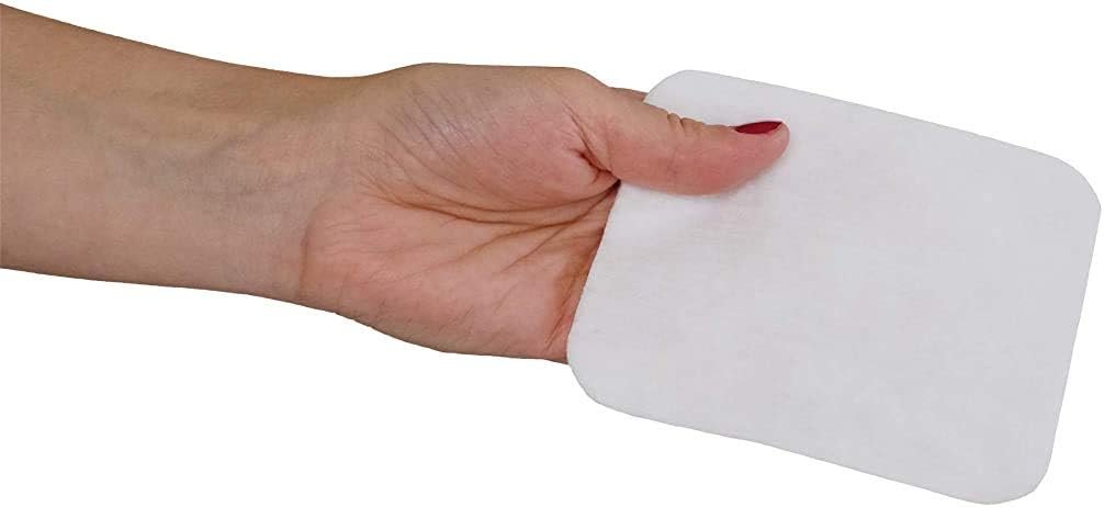 Baby Organic Large Dry Pads 100% Cotton Squares for Baby Care Diapering (60 count)