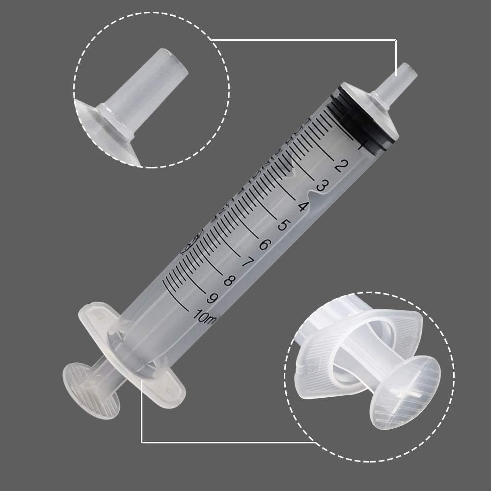 30 Pcs 10ml Plastic Syringe with Measurement, Without Needle, Suitable for Feeding Pets Watering Refilling(10ml,30pcs)