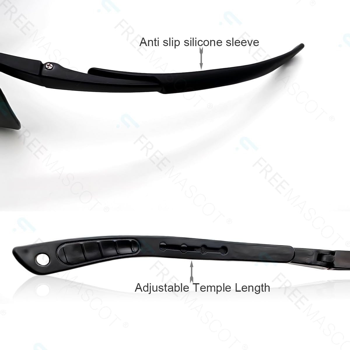 FreeMascot 200nm-2000nm Red Light Therapy Safety Glasses For Laser Cosmetology Operator Eye Protection and Laser Hair Removal Treatment, Tanning