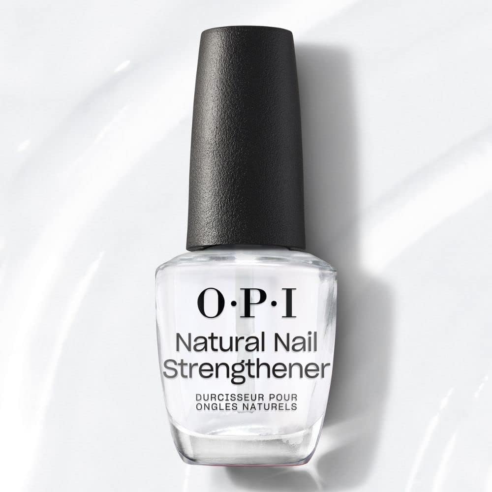 OPI Nail Lacquer, Natural Nail Strengthener, Repairs and Strengthens Damaged Nails, Transparent, 15 ml