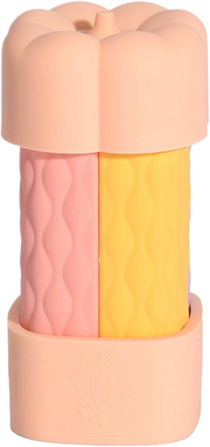 Travel Shampoo Bottles, Refillable Containers, 4-in-1 Leakproof Silicone Design, Approved Twist Dispenser, for Home, Gym, Hiking, Camping, Vacation, 2.52x5.39 Inches