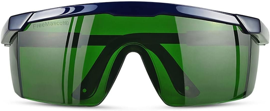 FreeMascot 190nm-2000nm Red Light Therapy Safety Glasses For Laser Cosmetology Operator Eye Protection and Laser Hair Removal Treatment, Tanning