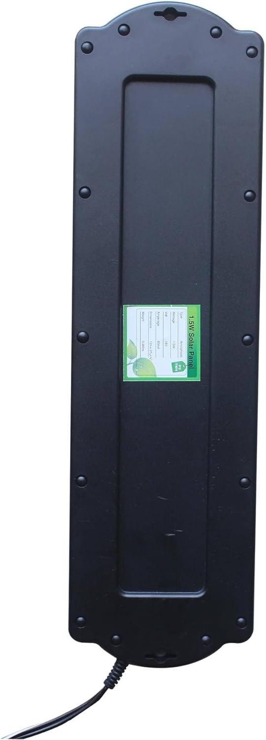 Nature Power 1.5W Solar 12V Battery Maintainer,Black