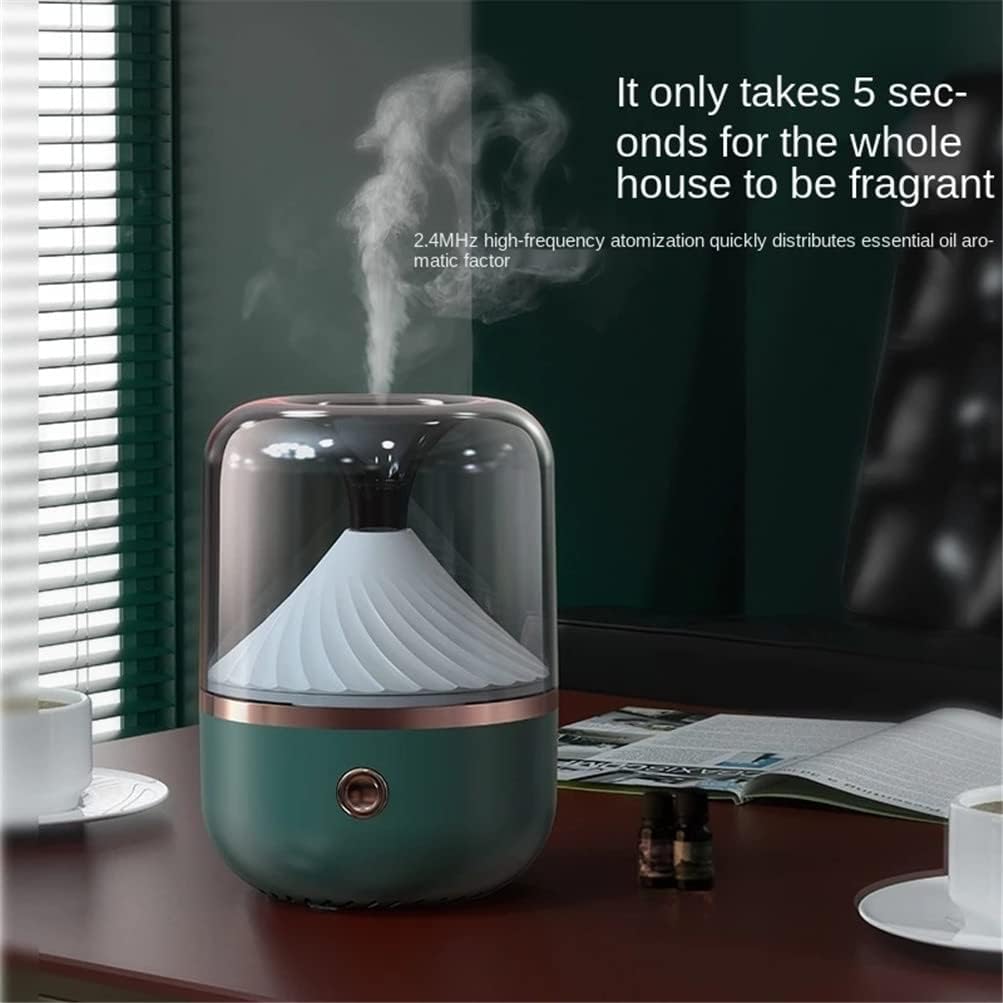 Air Humidifier Aromatherapy Diffuser Mini Humidifier Remote Control Aroma Diffuser Machine Essential Oil USB Ultrasonic Mist Maker for Office Home Car (Black)