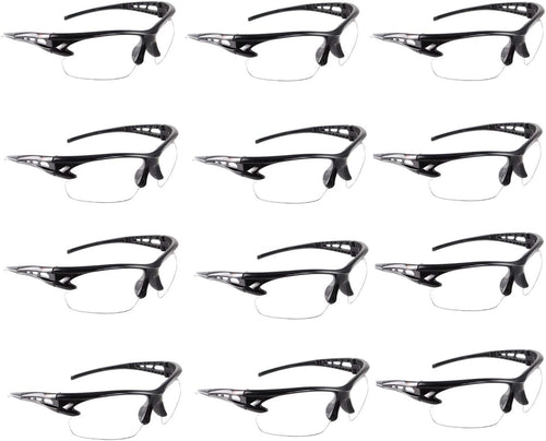 Children’s Safety Glasses-12 Pack of Kids Outdoor Game Protective Goggles Safety Goggles Eyewear for Nerf N-Strike Elite Gun Toy Gun Game Eye Protection & Laboratory Work Safety Glasses
