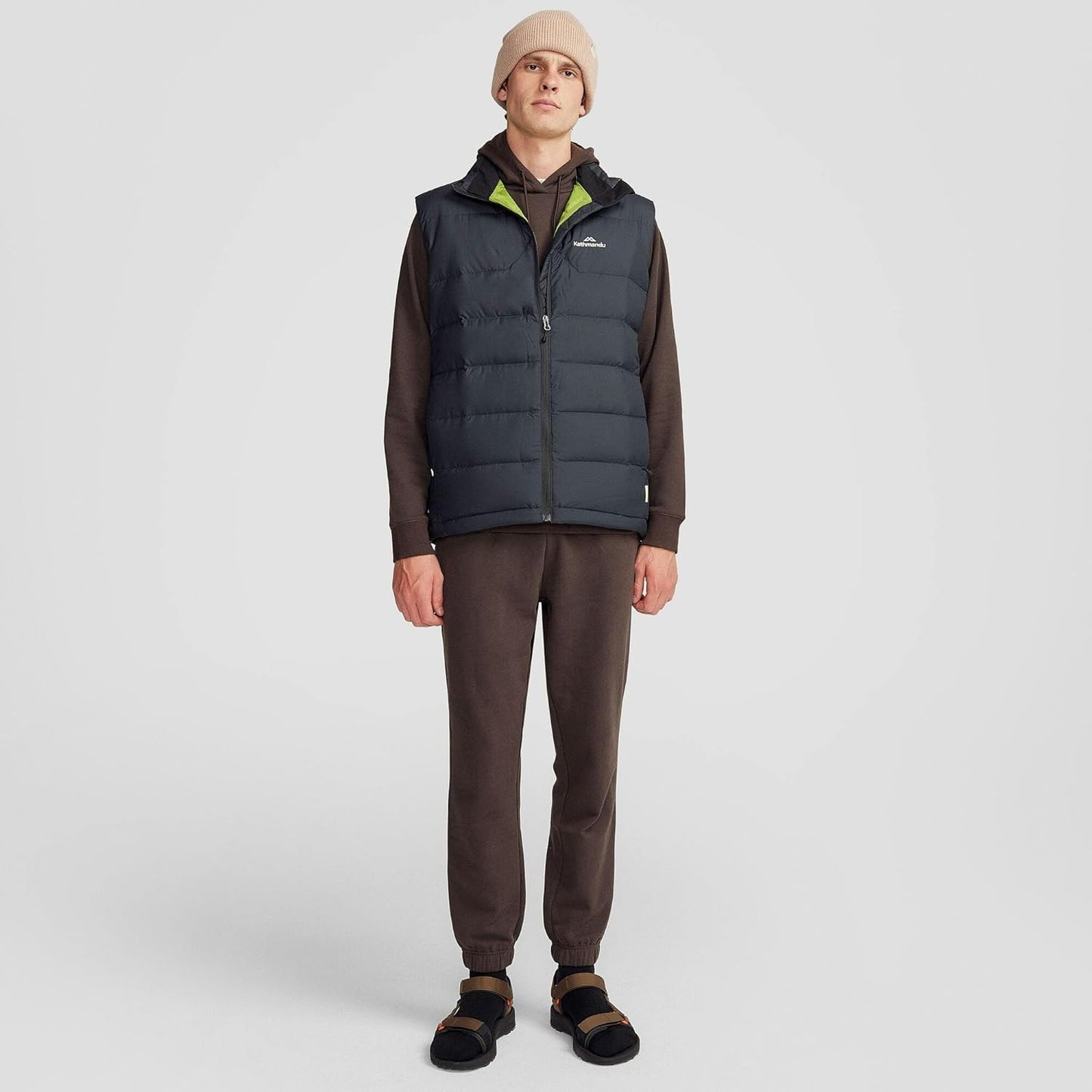 Kathmandu Epiq Mens 600 Fill Down Puffer Warm Outdoor Winter Vest