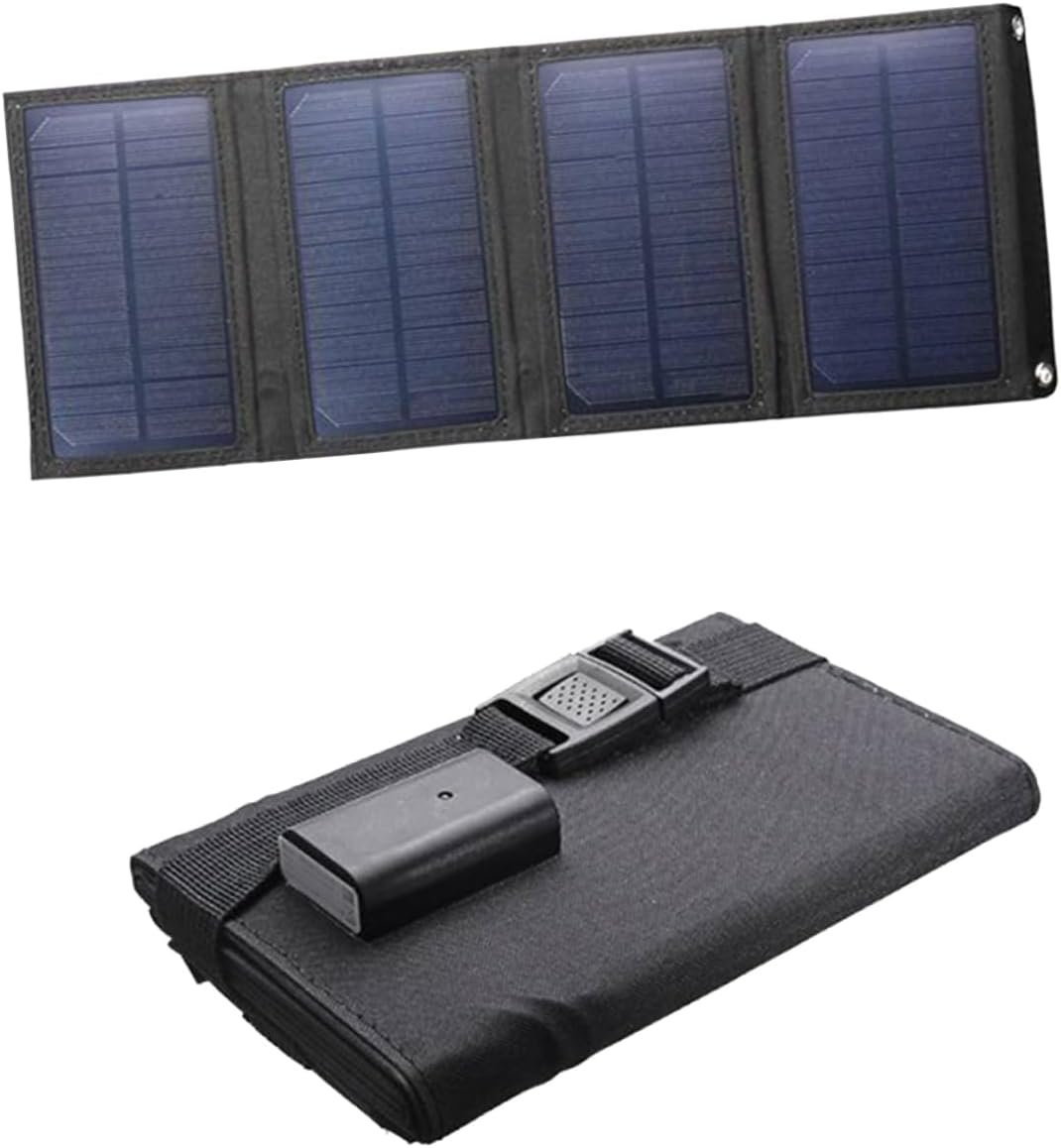 BESPORTBLE Sustainable 10w Solar Panel Charger Waterproof Lightweight Foldable Outdoor Power Bank USB Solar Charger for Mobile Devices for Outdoor Activities