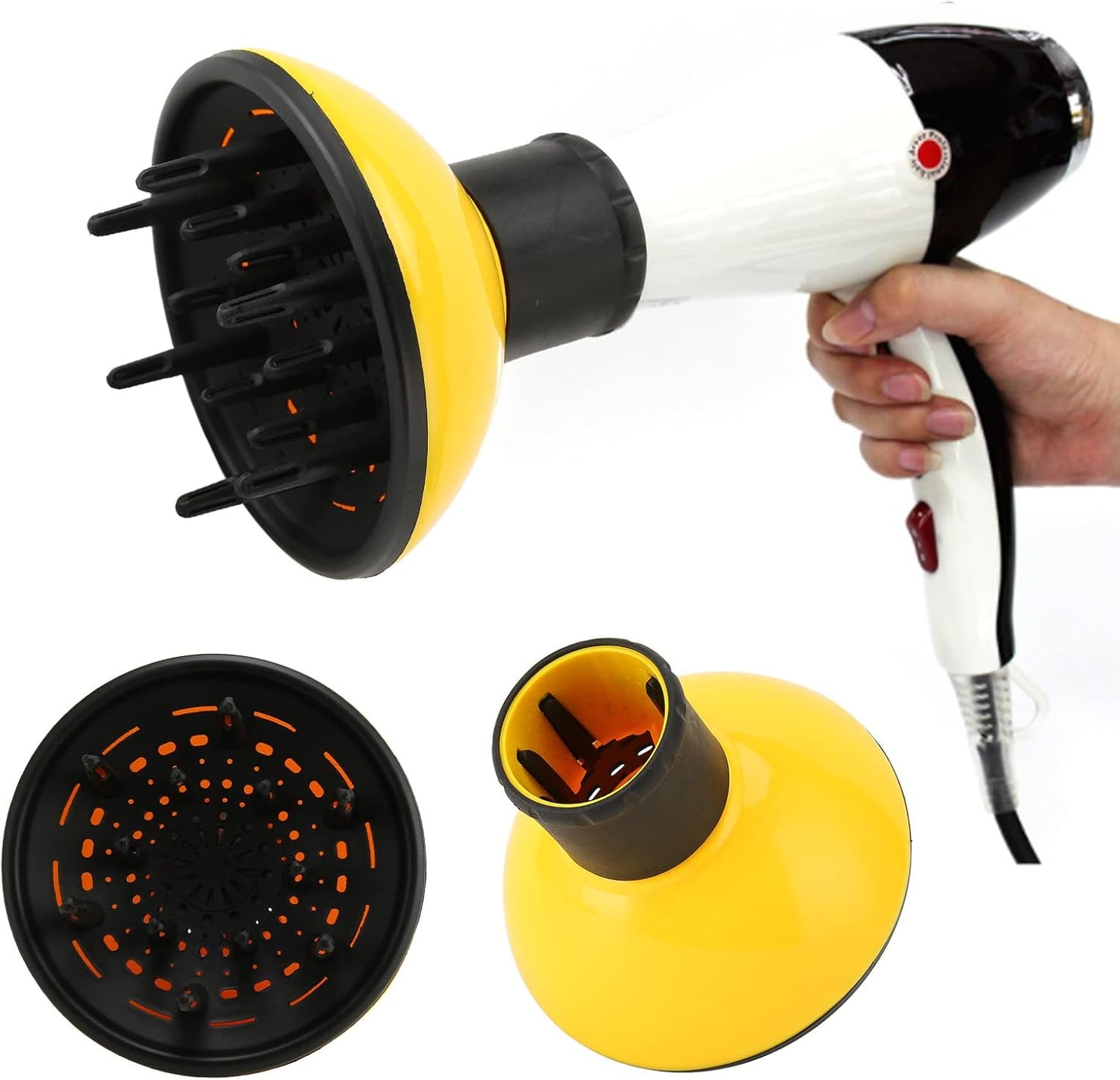 Universal Hair Diffuser with 5.5cm Diameter Nozzle ABS Hair Dryer Diffuser Quick Dry Styling Tool Hairdressing Accessories