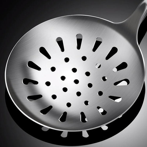QQNQQ Utensili da Cucina, Utensili da Cucina Cucchiai for Cucinare Spatole Utensili da Cucina in Acciaio Inossidabile Gadget Pentole Spatole da Pranzo Cucchiai