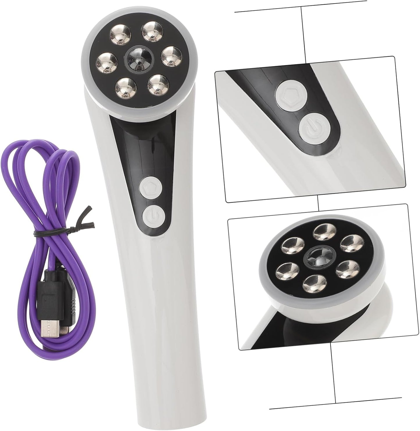 OATIPHO Facial Tool Portable Skin Care Device for Home Use Enhance Elasticity Brightness present for Skin Texture Rejuvenate