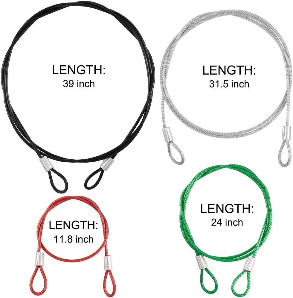 DanziX TSA Approved Lock and 4 Colors Stainless Steel Safety Tether,3-Dial Combination Travel Luggage Lock with Lanyard Security Cable for Protect Your Different Sizes of Suitcase,Baggage-Deep Blue