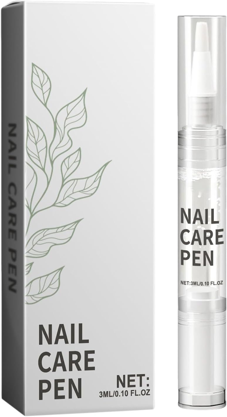 Nail CarePen 3 ml Nail CarePen Nail Re P Air Smooth Strong Clean Nail P Lant Ext Ract Care for Nail Winter Insoles (Silver, 12.5 x 1.8 cm)