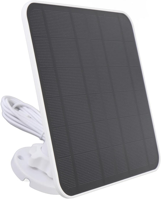 12W Solar Panel Charger for Essential Spotlight for XL Spotlight Camera Bird Feeder Camera with 9.8ft Charging Cable, 360°Adjustable Wall Mount IP66 Water Proof