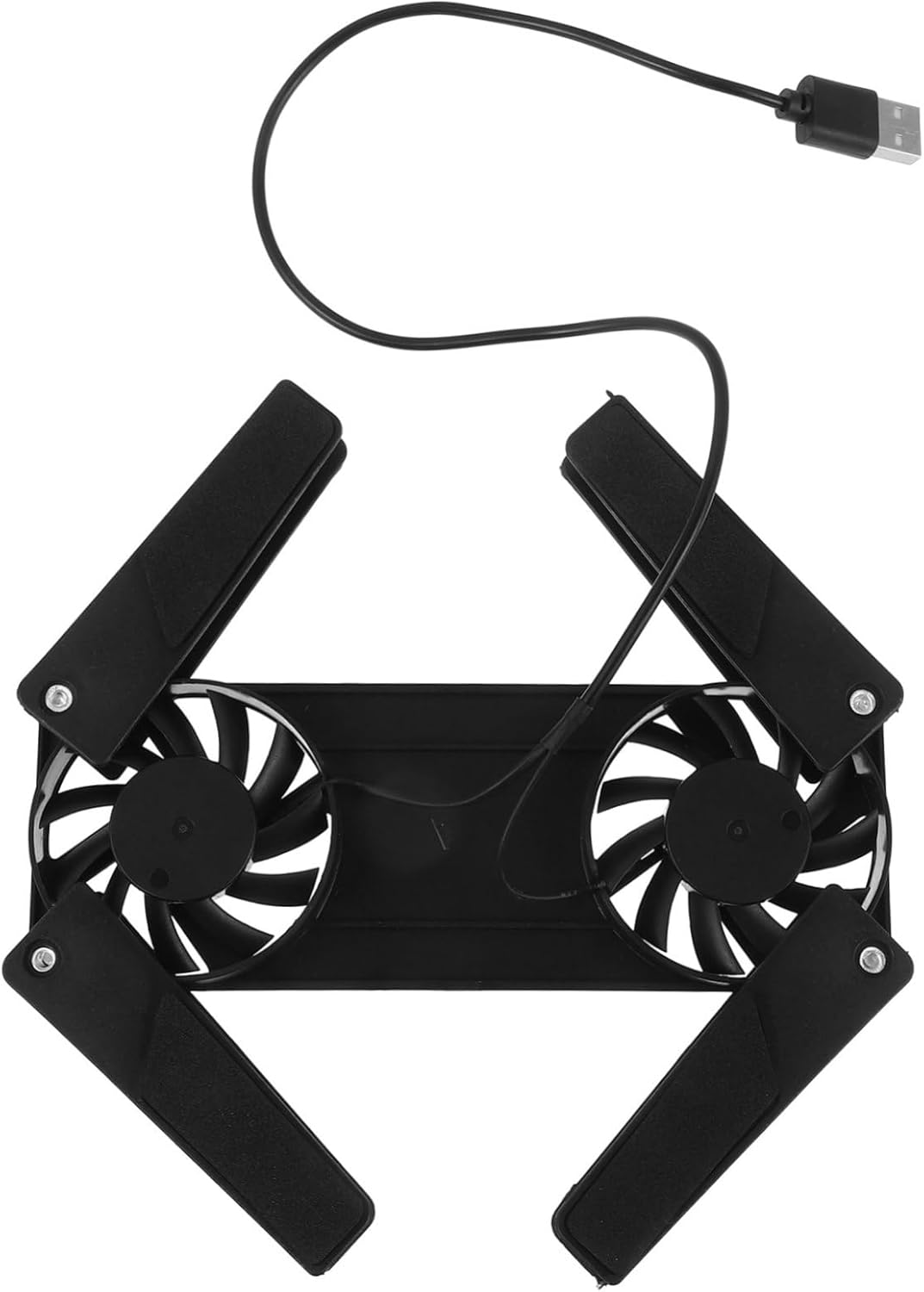 SEWACC Gaming Laptop Cooling Pad with USB Charging Height Laptop Holder Portable Desktop Stand for Efficient Heat Dissipation Skid Design for Stability Multi Functional Fan Control
