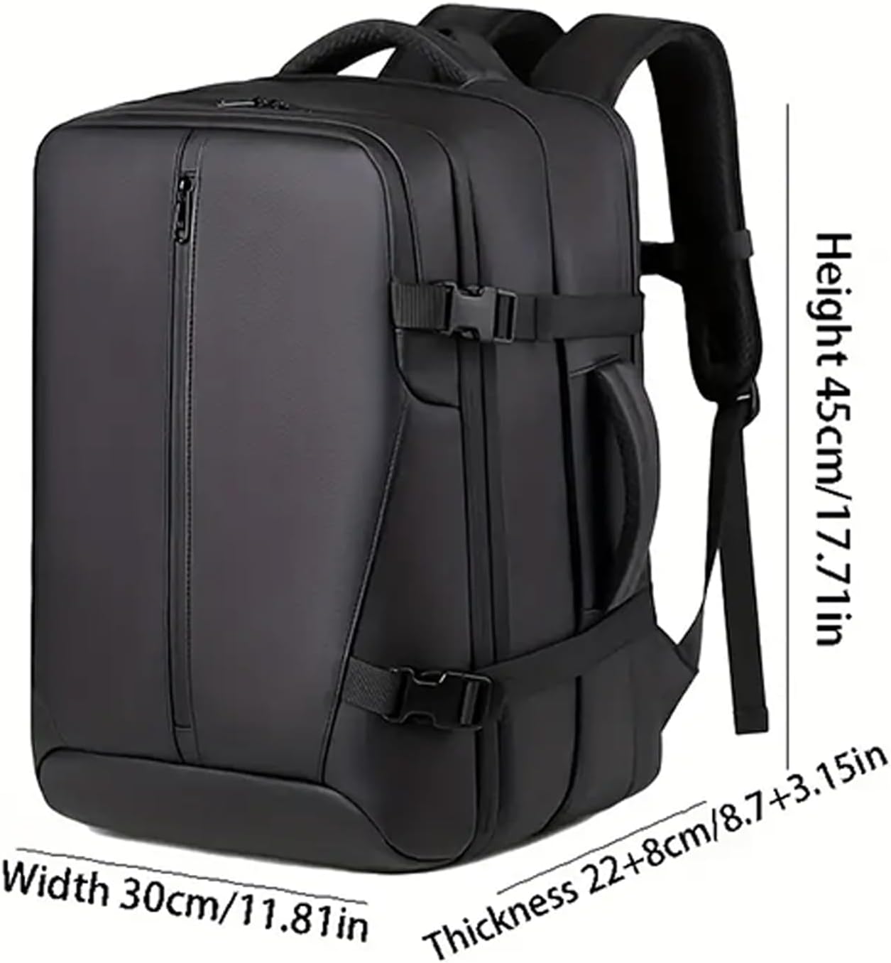 zwxqe Vacuum Backpack, Expandable Compression Bags, Waterproof Travel Backpack, Urban Commute Bag, Outdoor Adventure Gear, Large Capacity Storage for Business Trips and Weekend Getaways
