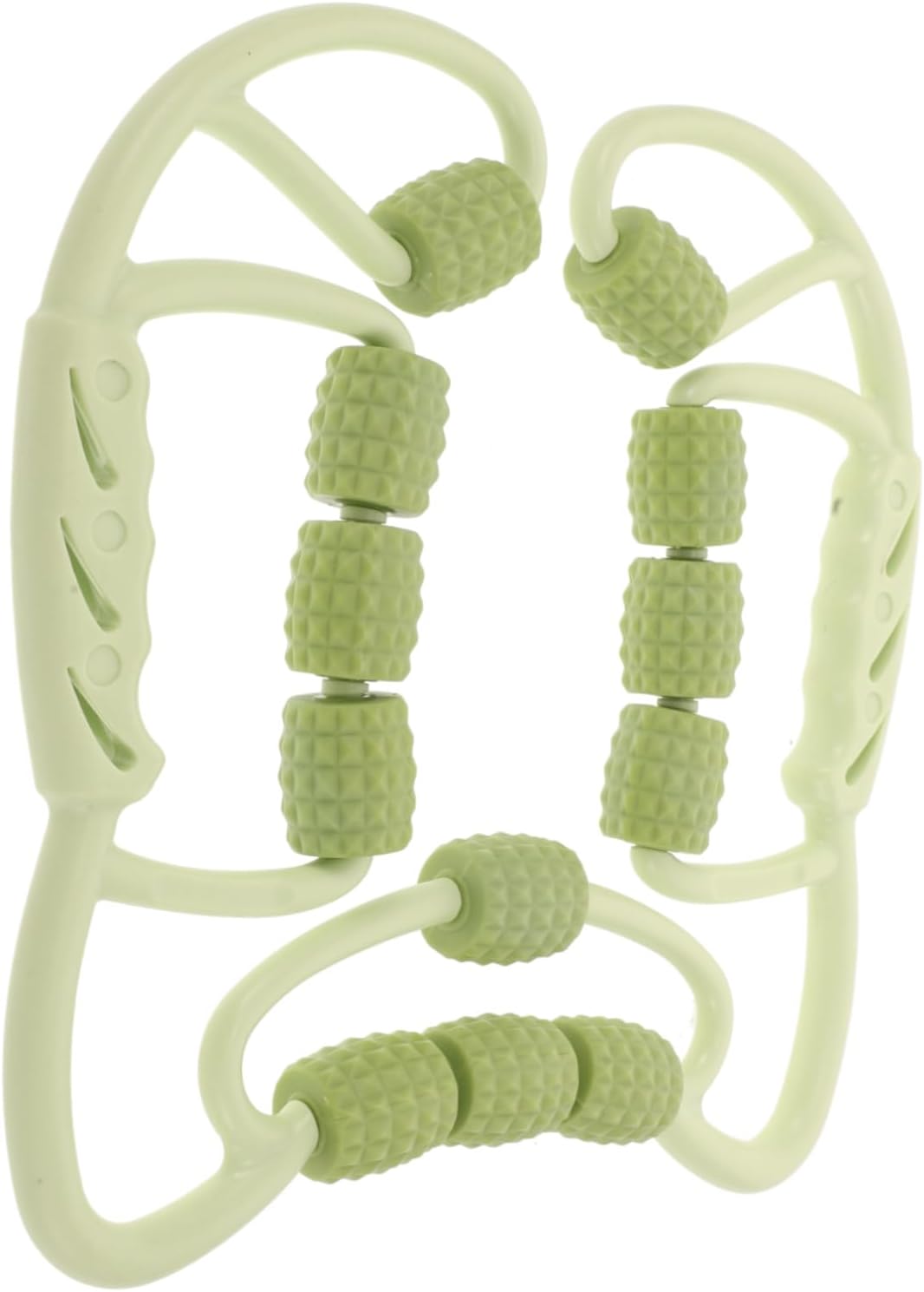 Toyvian Anello di Massaggio Muscolare Accessori Yoga per Donna tappetini per l'allenamento a casa Attrezzature per la burattatura Cinturino Elastico per Le Gambe Tappeto Yoga Spesso Verde