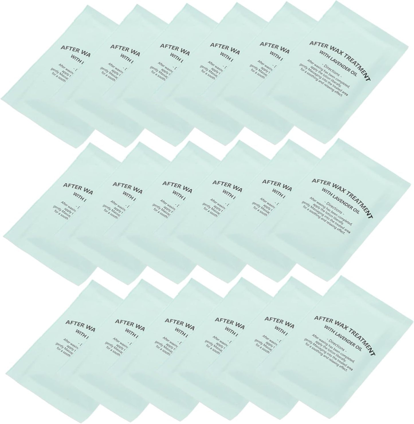 Beavorty 20pcs Post Waxing Essentials Oil Remover Wipes after Wax Remover Waxing Oil Wipes Soft Wax Cleaning Pad