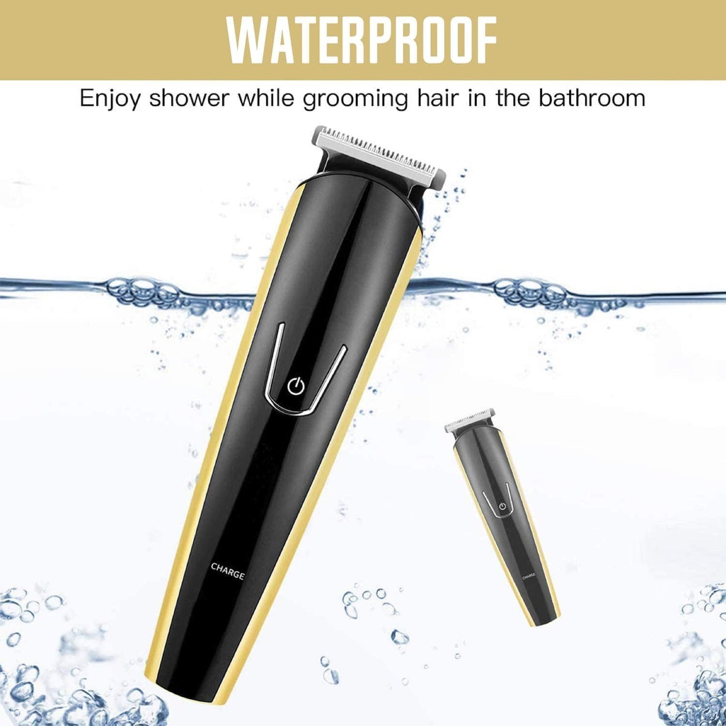 5-in-1 Beard Trimmer for Men - Hair Clippers Cordless, Electric Grooming Kit for Bear/Hair/Face/Nose/Ear, USB Rechargeable Waterproof Body Hair Trimmer for Quick Cut, Gifts for Husband Father