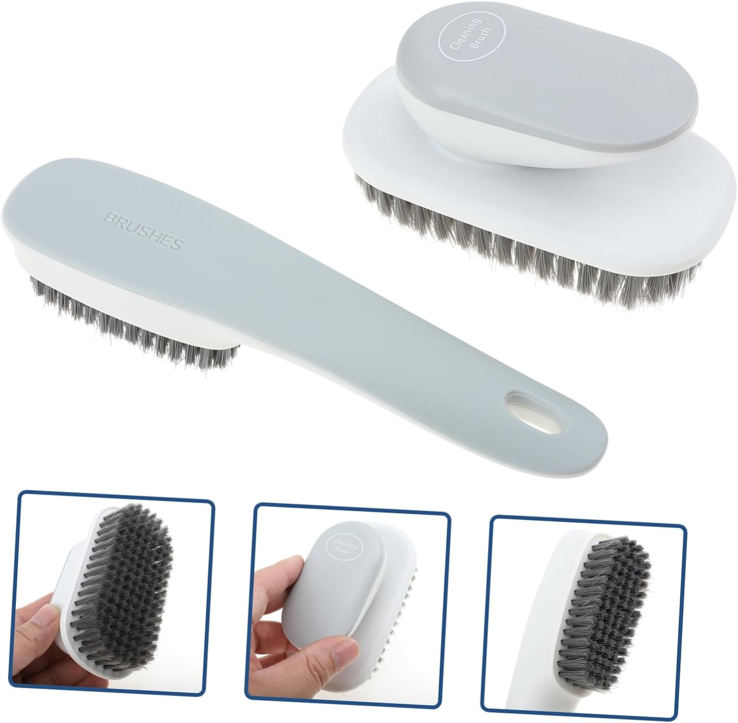 SEWOART Daily Cleaning Essential Multi-Purpose Brush Set Shoe Cleaning Kit Laundry Brush Soft Bristles