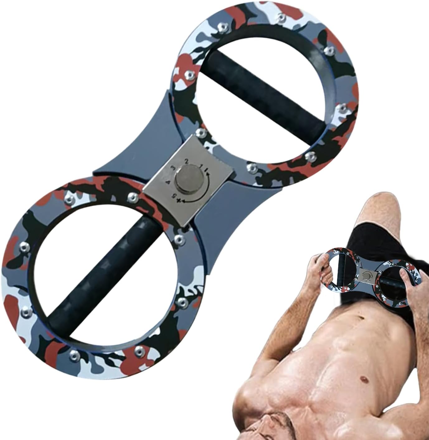 Spin Burn Machine, Rotating Upper Body Trainer, Arm Wrist Strengthener, 37x16.5x2.7cm Core and Shoulder Workout Equipment, Home Fitness Gear Strength Training Development