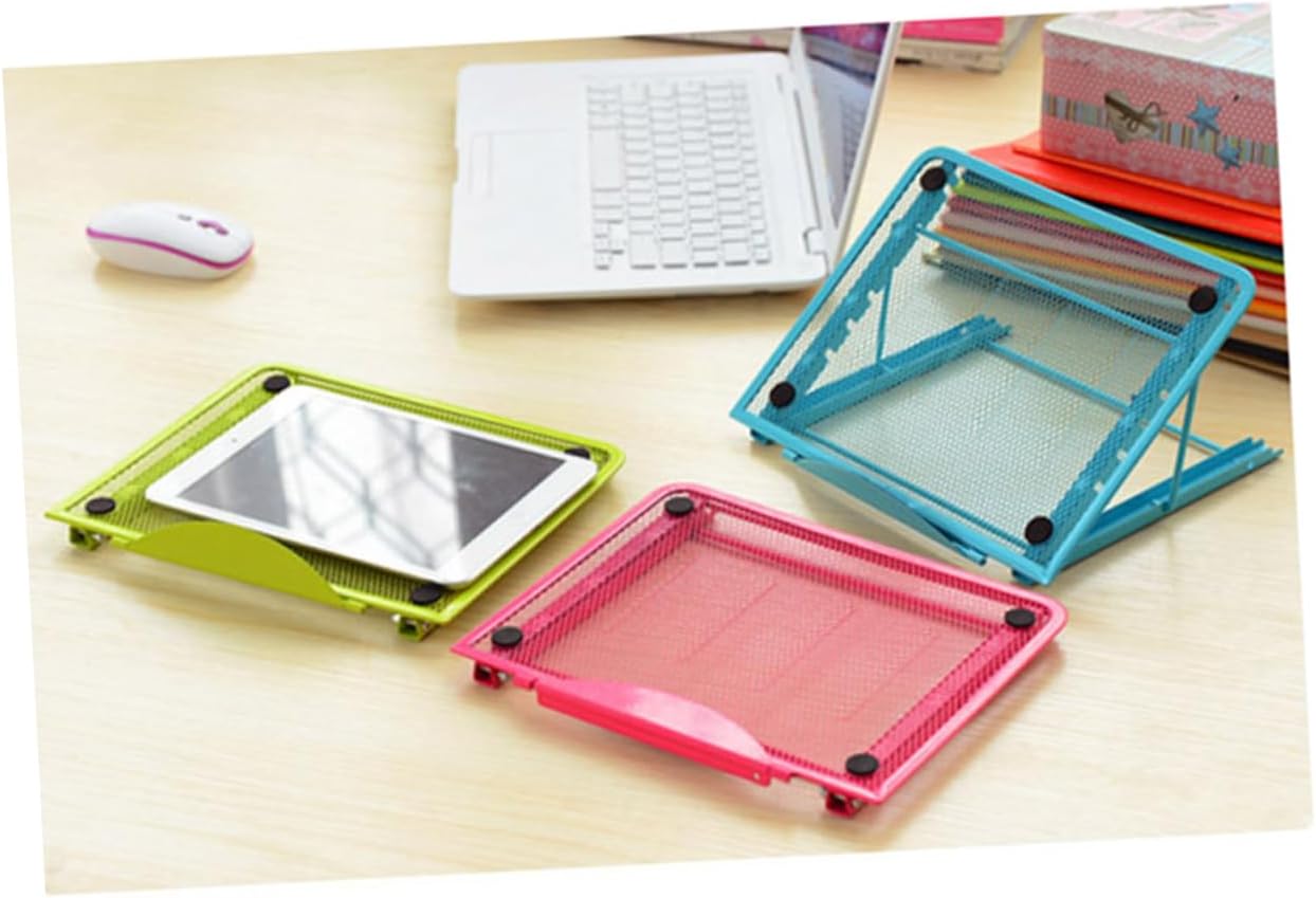 MERRYHAPY Laptop Stand Cooling Pad Desktop Bracket Portable Notebook Bracket Support Folding Computer Stand