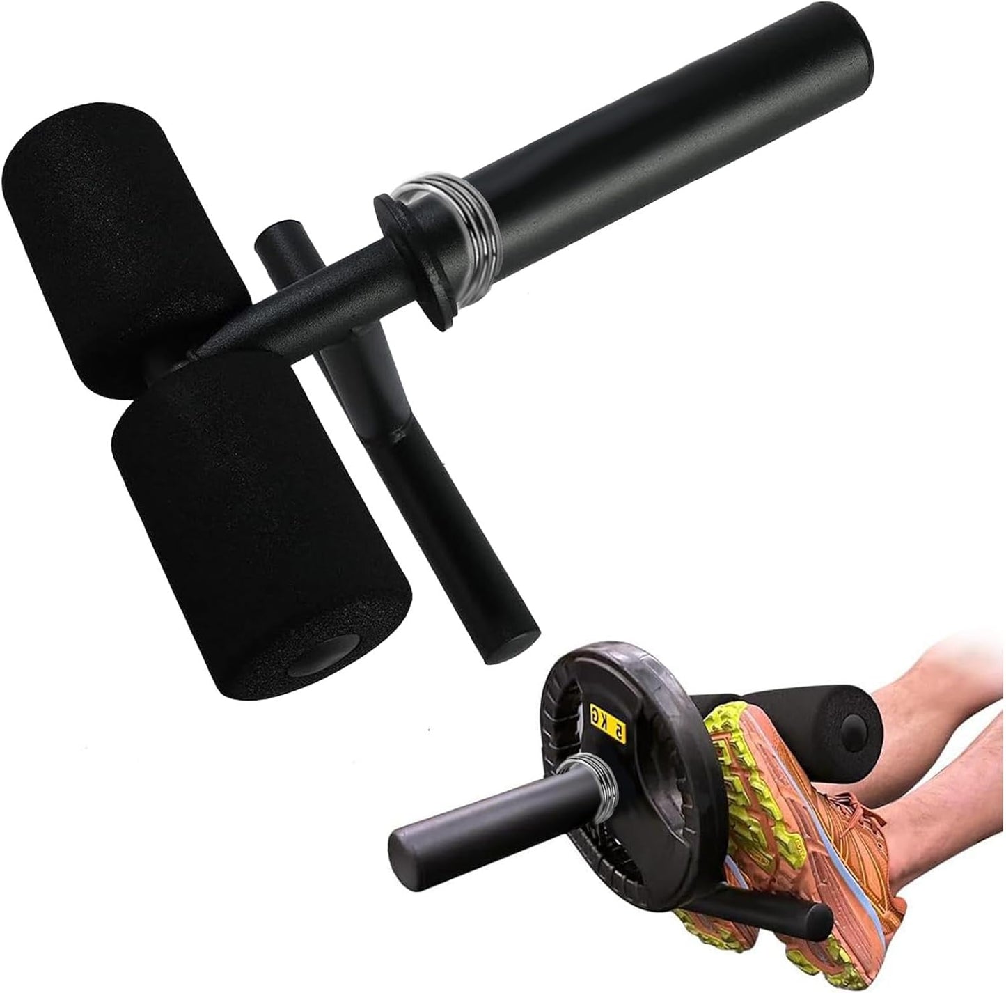 Tib Bar Trainer for Shin Exercises, Portable Anterior Tibialis Exercise Equipment for Calf Raises, Home Gym and Travel Fitness Machine, Strengthen Leg Muscles with Versatile Workout Gear