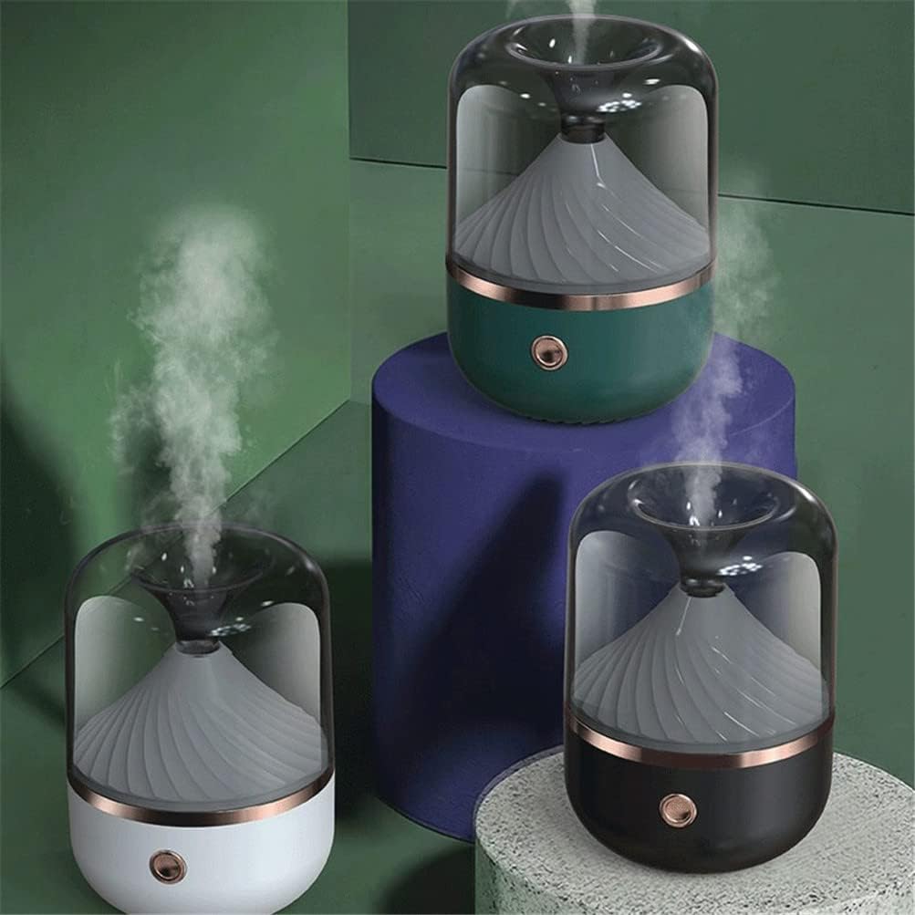 Air Humidifier Aromatherapy Diffuser Mini Humidifier Remote Control Aroma Diffuser Machine Essential Oil USB ultrasonic Mist Maker for Office Home Car (Green)