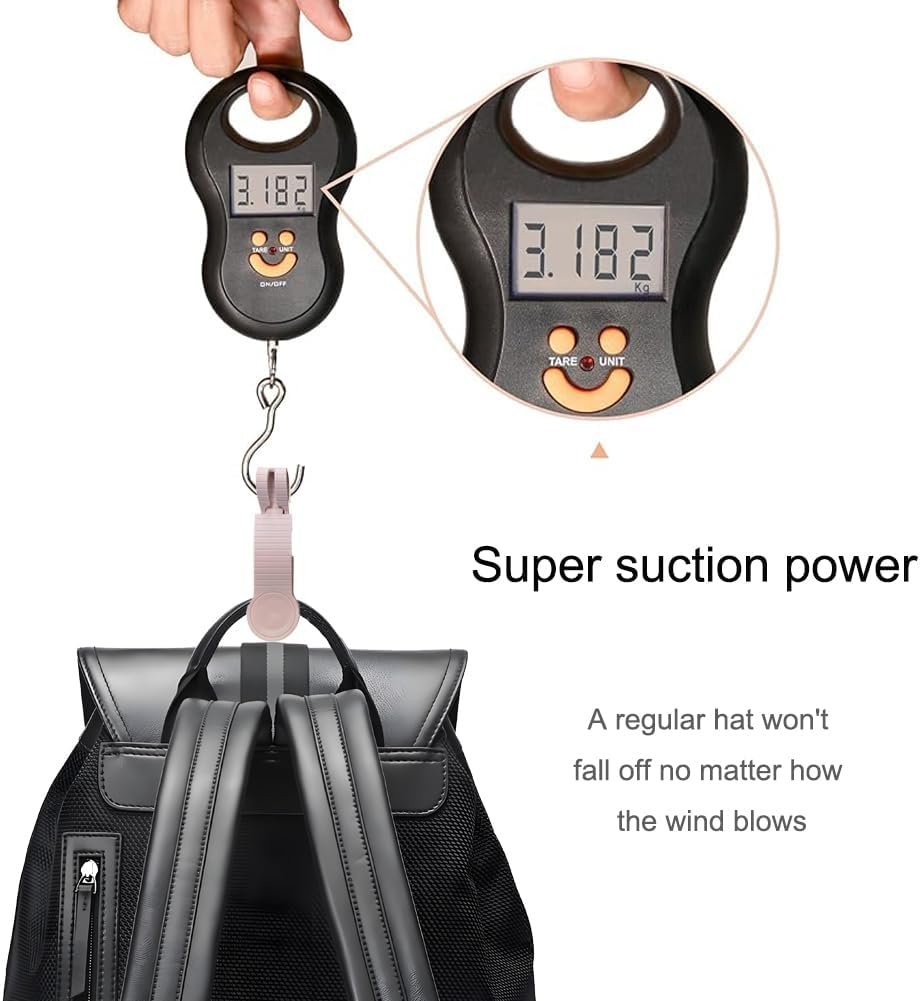 Magnetic Hat Clip, Outdoor Travel Accessory Hat Clip,Suitable for Sunshade Hats and Wide Brim Handbag Accessories
