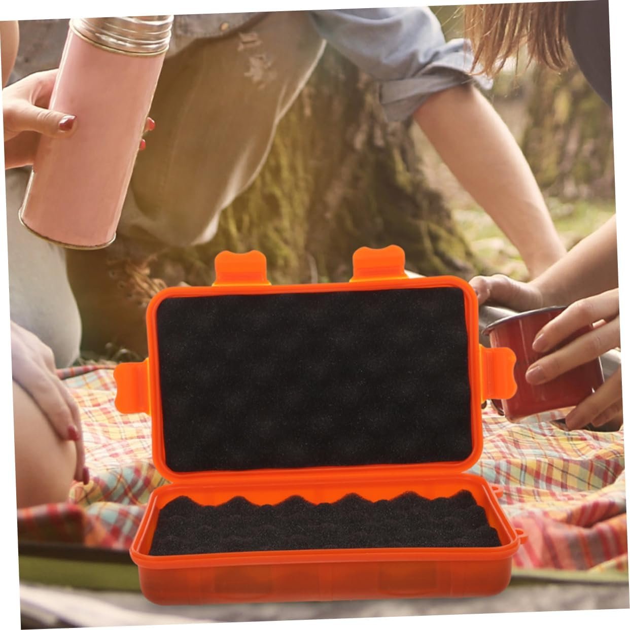 SWOOMEY Box Survival Storage Box Capacity Outdoor Survival Device Organizer Sealed and Shockproof Tool Case