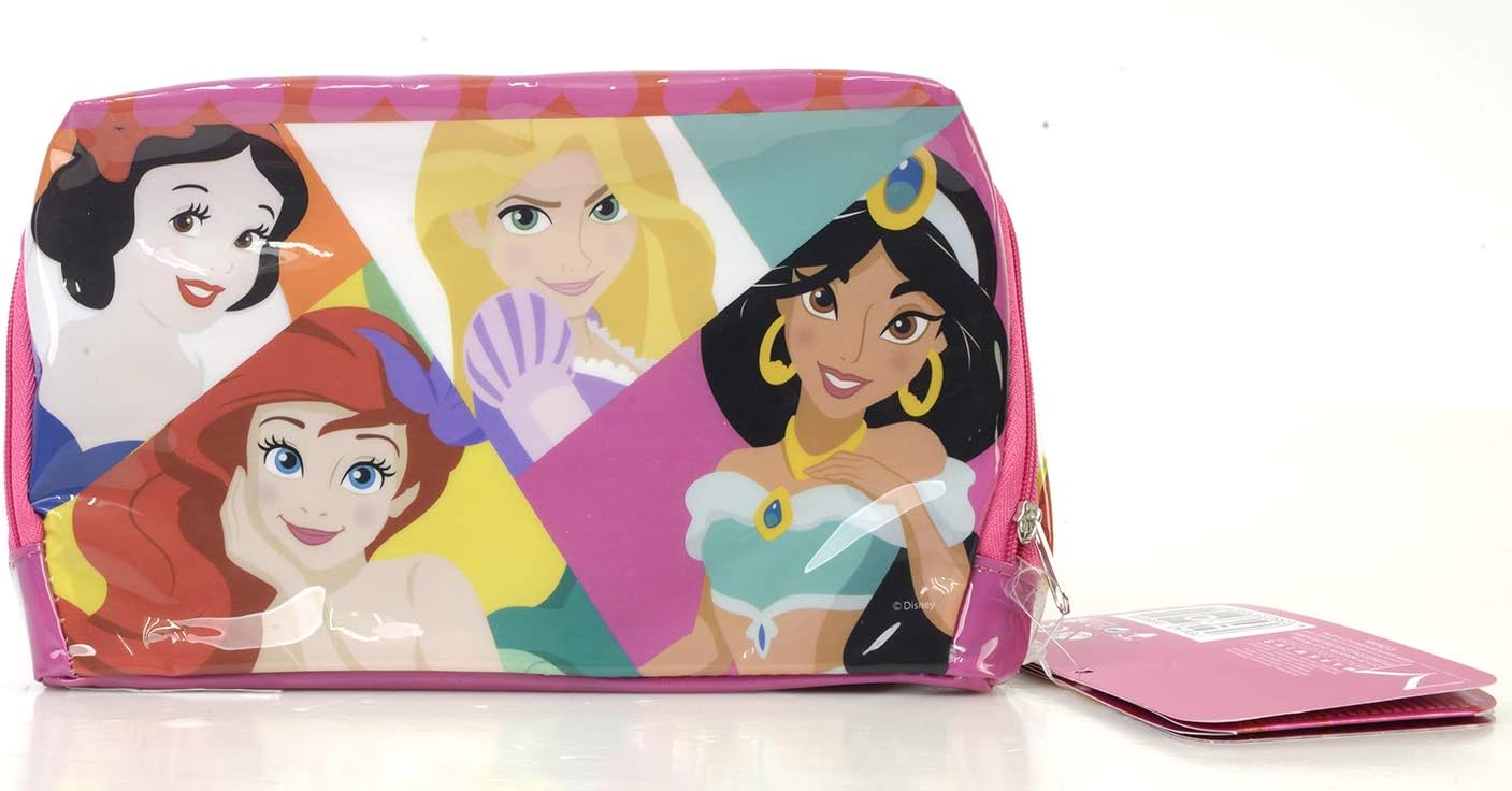Markwins Princess Essential Makeup Bag - Disney Princess Makeup and Beauty Set for Girls in a Colourful Beautycase - with Fun Makeup and Accessories - Toys and Gift for Girls