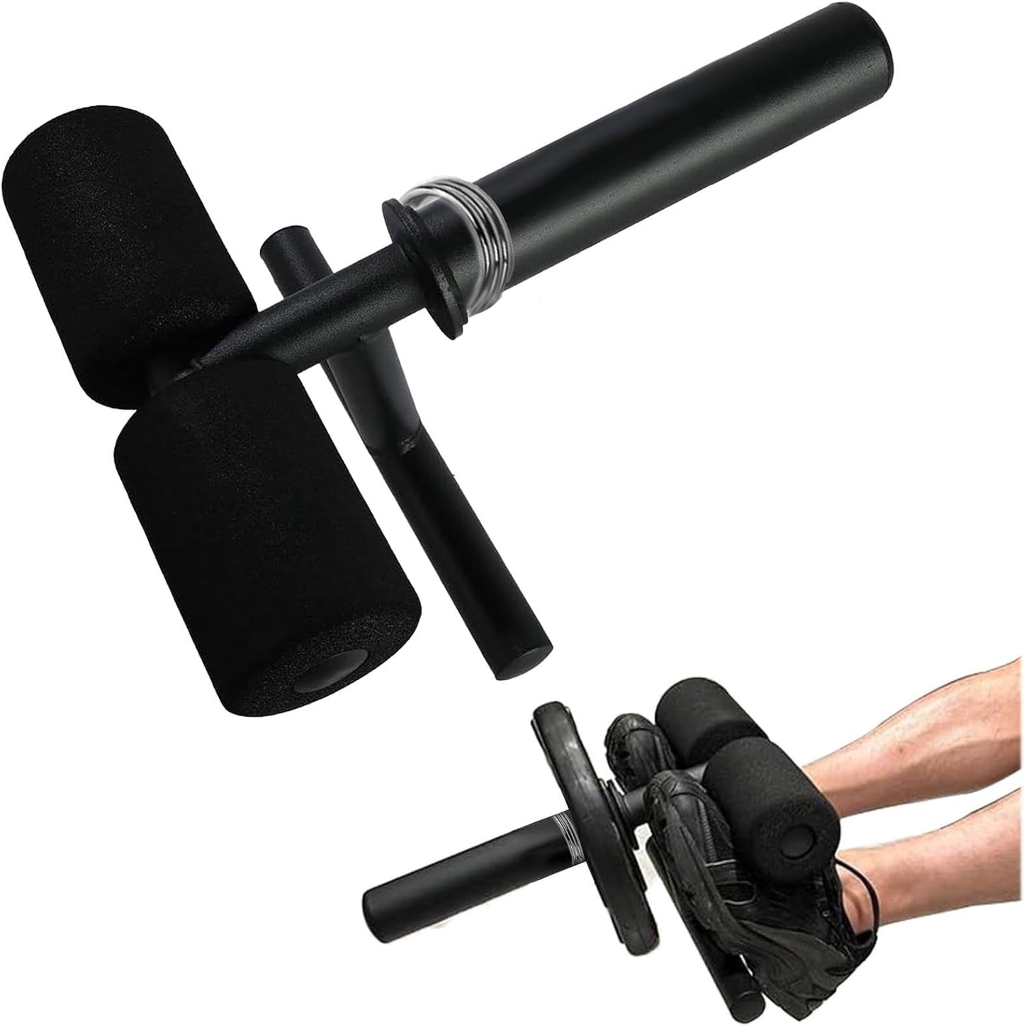 Tib Bar Trainer for Shin Exercises, Portable Anterior Tibialis Exercise Equipment for Calf Raises, Home Gym and Travel Fitness Machine, Strengthen Leg Muscles with Versatile Workout Gear
