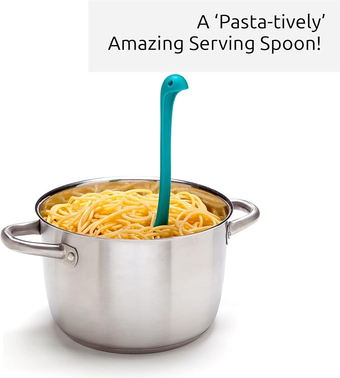 OTOTO Pasta Spoon & Spaghetti Spoon - Cooking Gadgets, Cooking Gifts, Cool Kitchen Gadgets, Cool Gifts, Cute Kitchen Accessories, Funny Gifts, Random Stuff