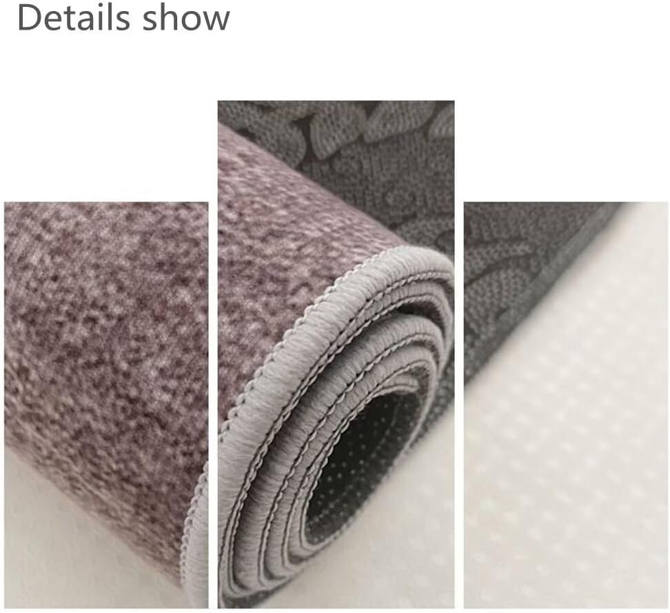 Tappeti Salotto Grandi Tappeto Fitness Casa Tappetino per la casa grigio-blu soggiorno accessori per la decorazione della casa camera da letto tappeto resistente all'usura Tappeto Sonoro Gioco Bambini