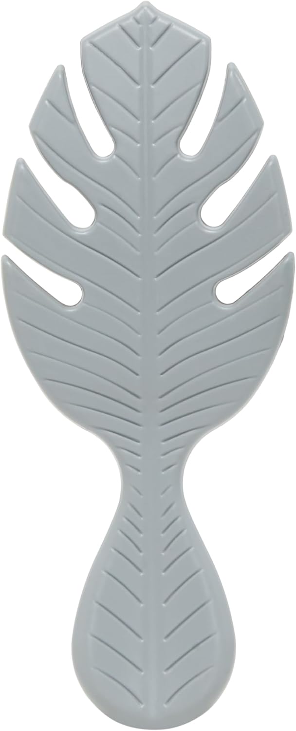 Wet Brush Go Green Mini Detangler, Grey - Detangling Travel Hair Brush - Ultra-Soft IntelliFlex Bristles Glide Through Tangles & Gently Loosens Knots While Minimizing Pain, Split Ends & Breakage