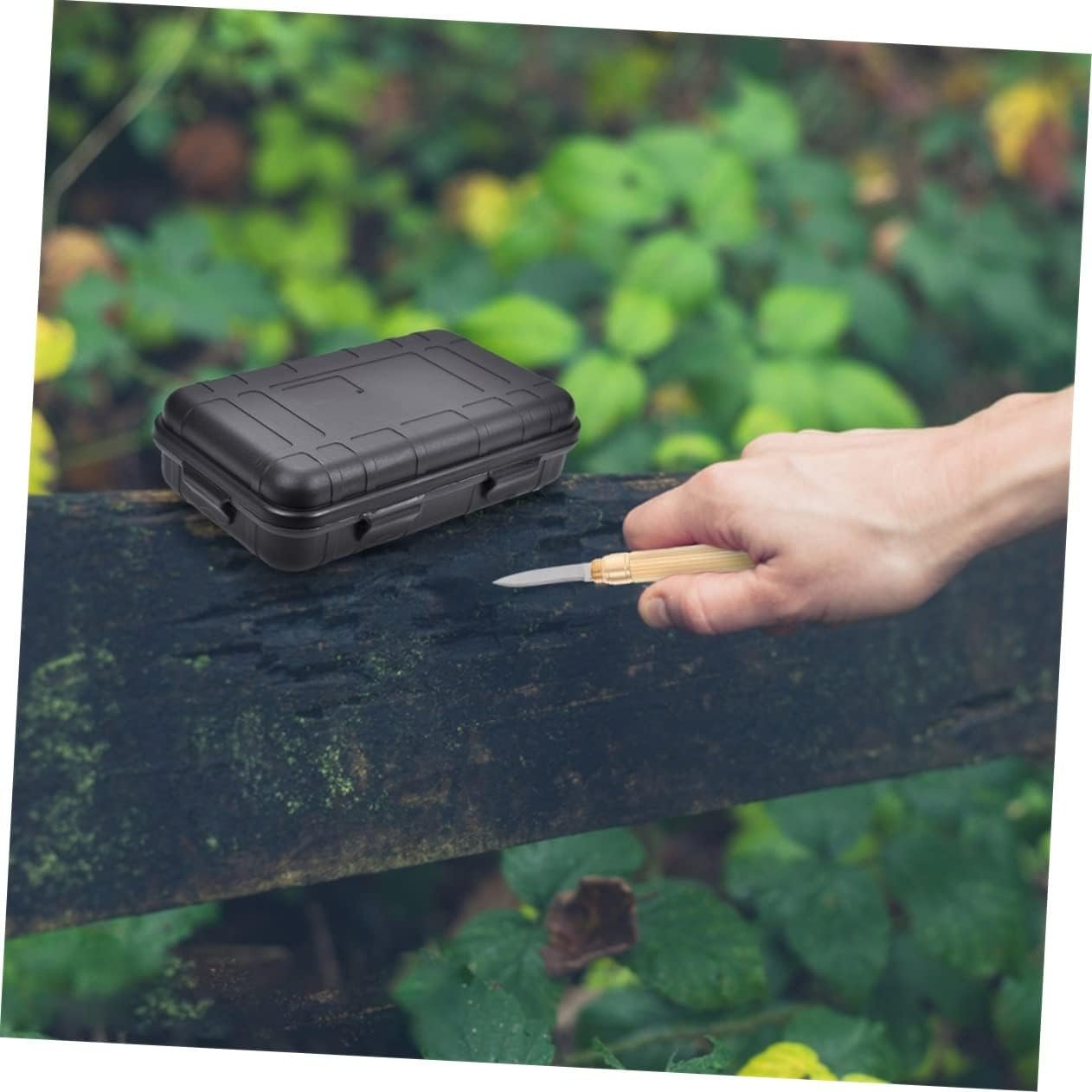 SHINEOFI Outdoor Survival Box Shockproof Storage Case for Camping and Hiking Portable